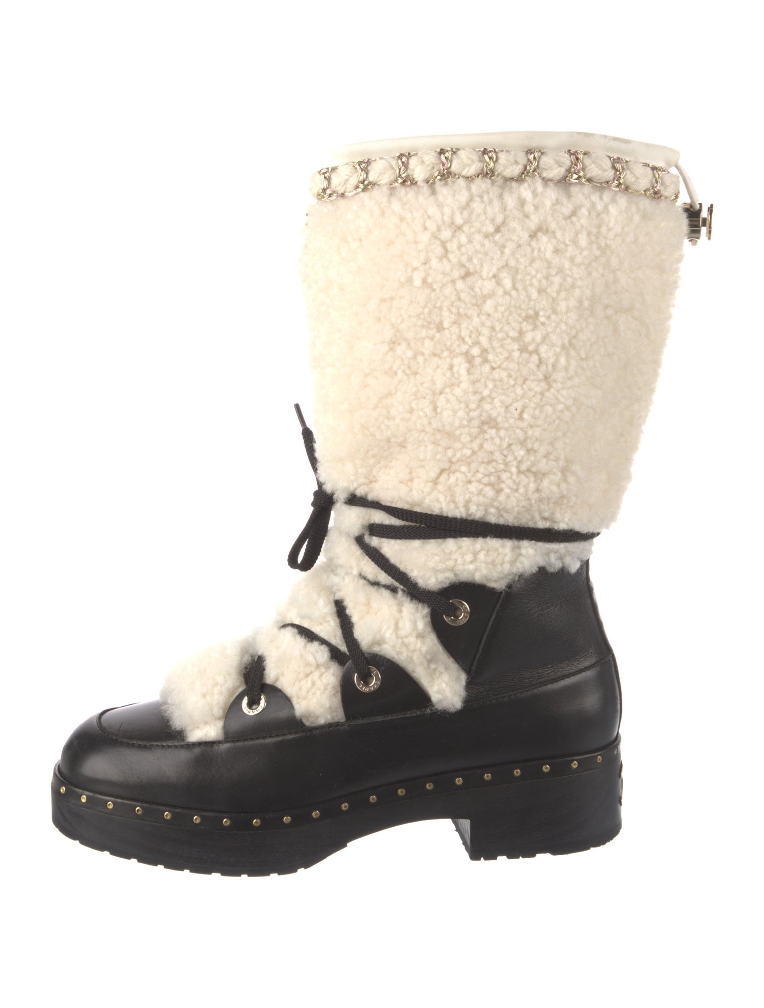 Chanel 2019 Interlocking CC Logo Boots